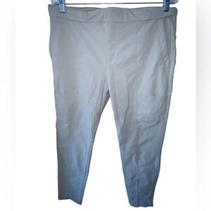 Athleta Wander Stash Skinny Pant Womens Size 14 Tan Neutral Beige Outdoor Travel